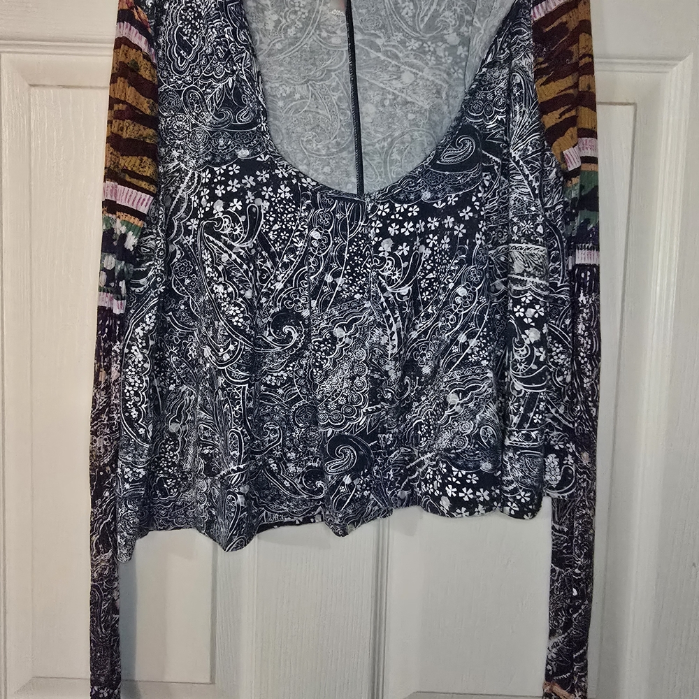 FP Movement Patterned Long Sleeve Women's Hooded Top